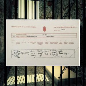 Reg Kray Birth Certificate