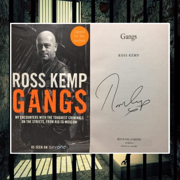 Signed Ross Kemp Book