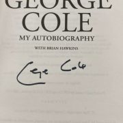 Signed George Cole Hardback Book