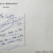 Signed Charlie Salvador/Bronson Print