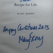 Signed Mary Berry Book