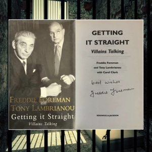 Signed Freddie Foreman Book