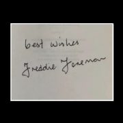 Signed Freddie Foreman