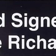 Signed By Eddie Richardson