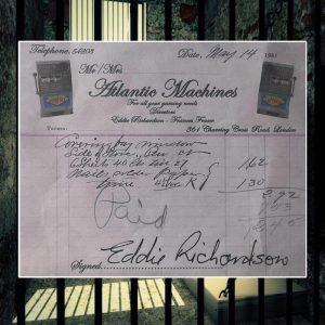 Signed Eddie Richardson Receipt