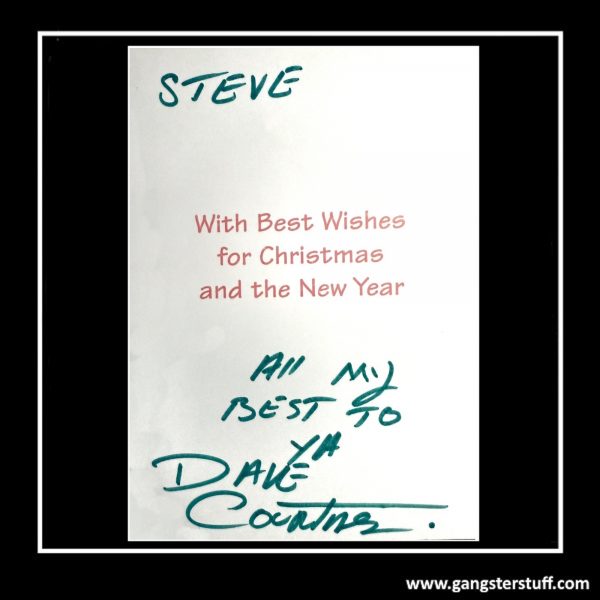 Dave Courney Signed