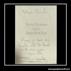 Tony Lambrianou - Signed