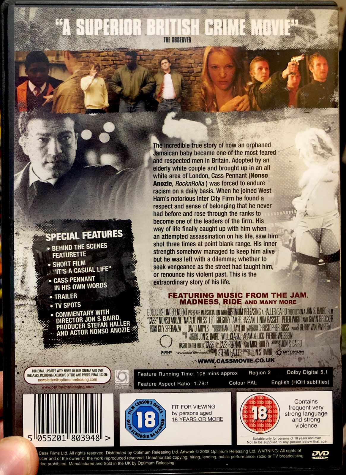 CASS PENNANT SIGNED DVD WEST HAM HOOLIGAN - Image 4