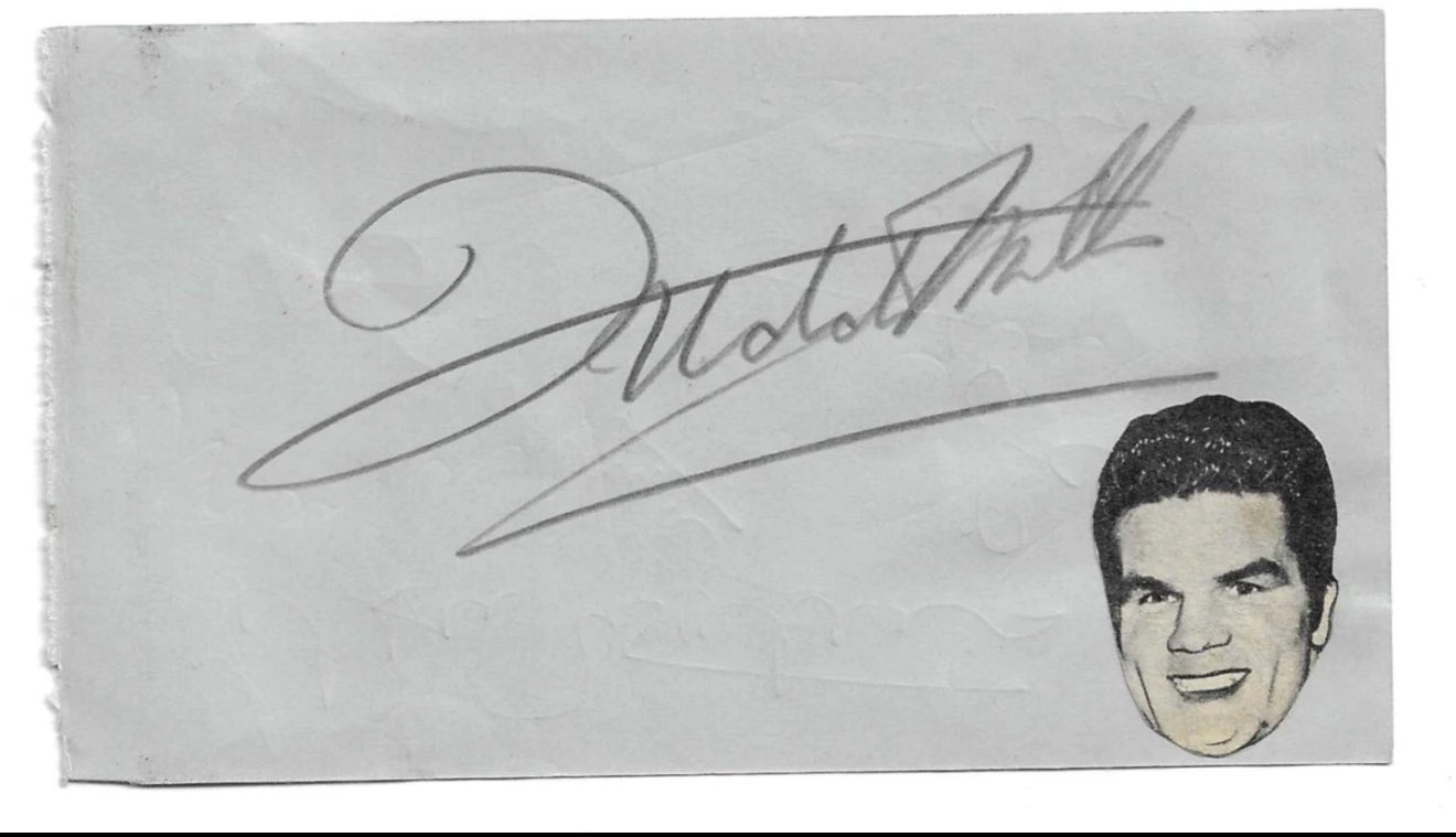 Freddie Mills Signed