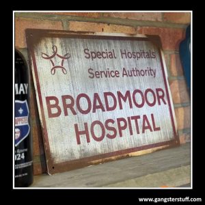 VINTAGE REPLICA BROADMOOR HOSPITAL SIGN