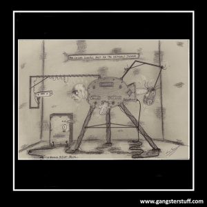 HAND-DRAWN A4 ARTWORK BY CHARLIE BRONSON/SALVADOR