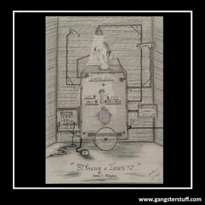 HAND-DRAWN CHARLIE BRONSON/SALVADOR A4 ART