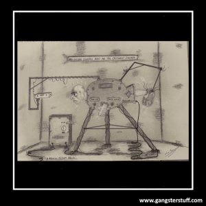 HAND-DRAWN CHARLIE BRONSON/SALVADOR A4 ART