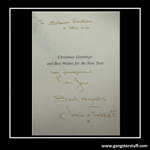Freddie Foreman Signed
