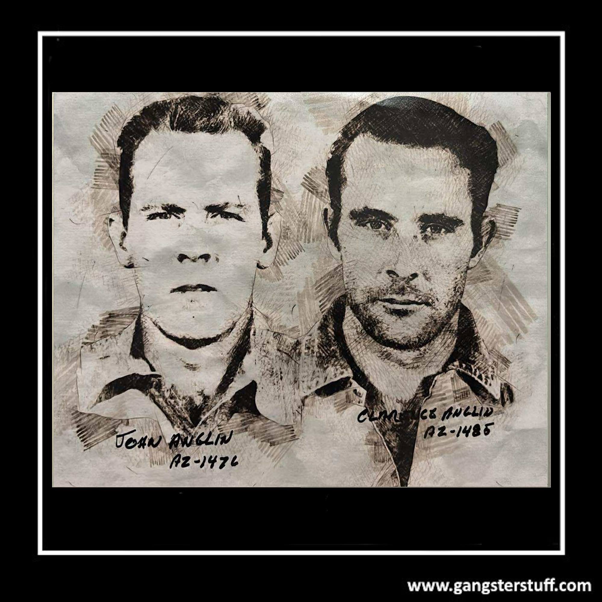 SIGNED ROBERT SCHIBLINE ALCATRAZ PRINT(B)