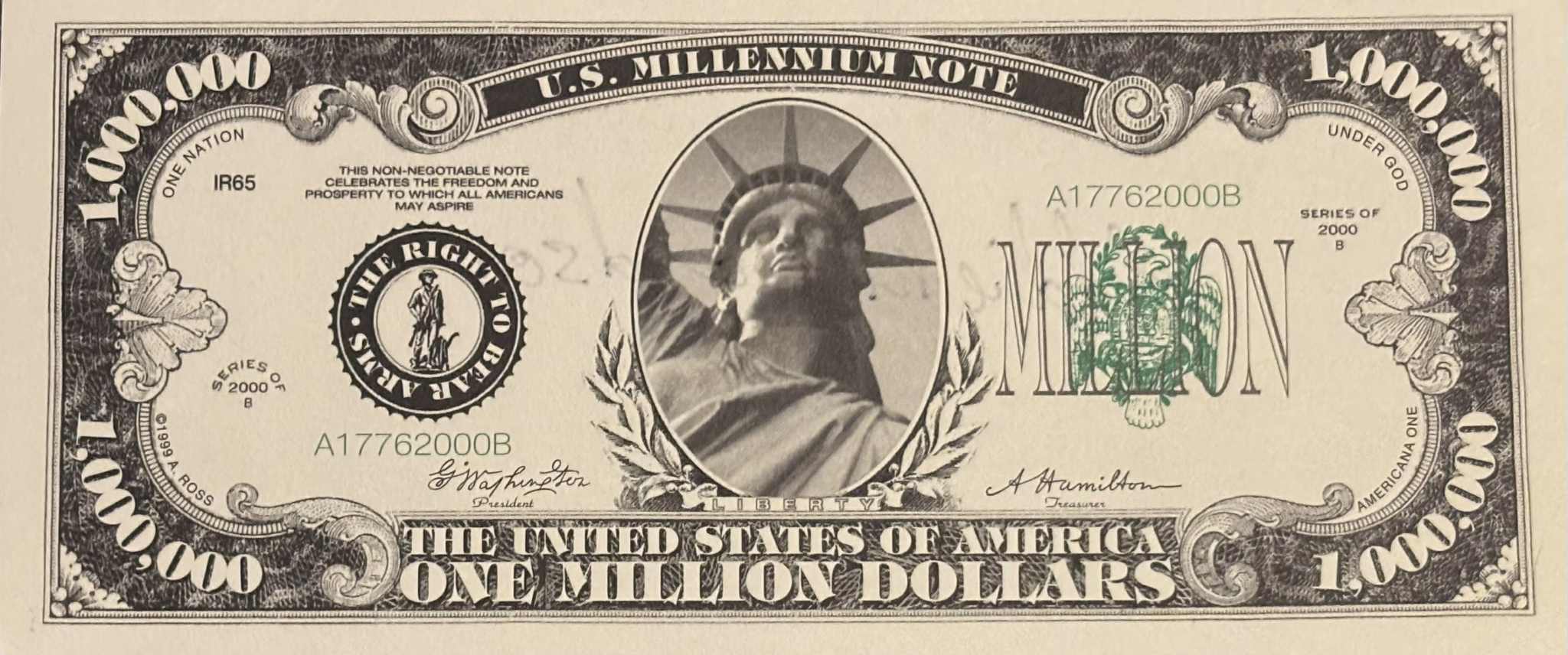 HAND SIGNED EDDIE RICHARDSON BANKNOTE - Image 4