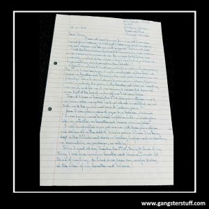 Harry Roberts Letter