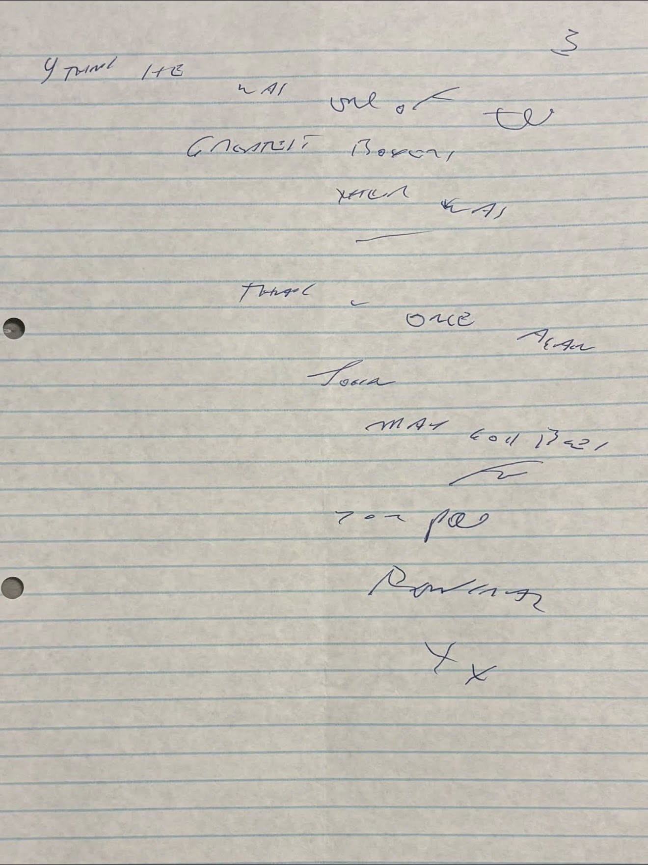 HANDWRITTEN RON KRAY LETTER (THREE SIDES) - MAY 22nd 1991 - Image 4