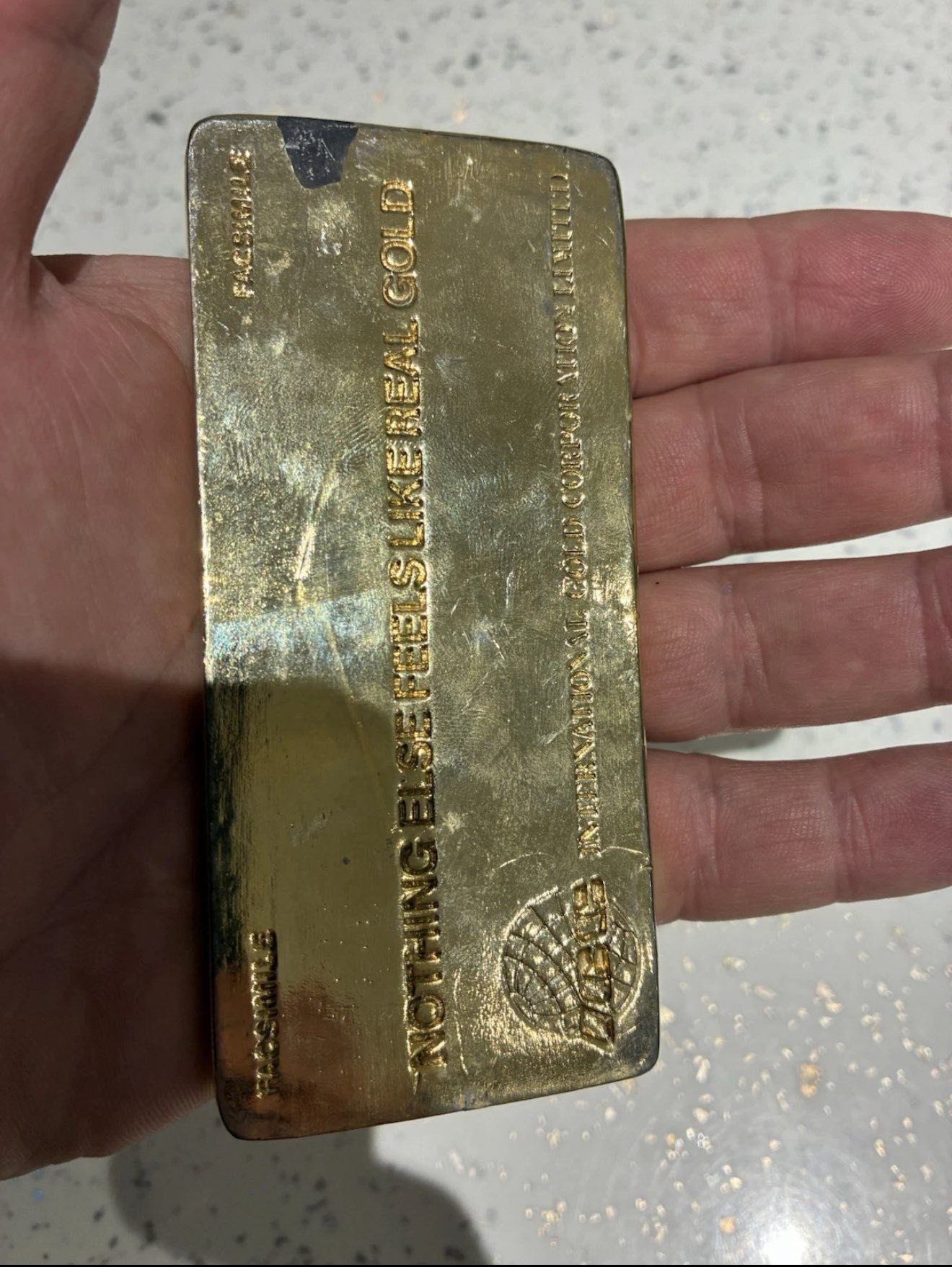 ‘THE GOLD (2023’) SCREEN-USED BRINKS MAT GOLD BAR PROP - Image 7