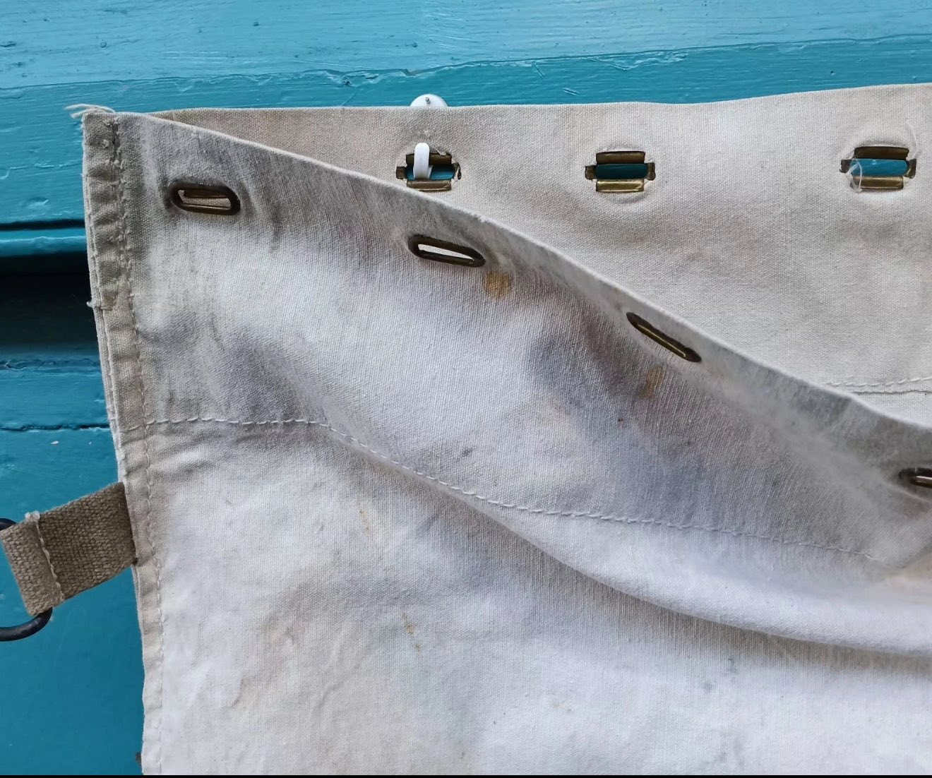 ORIGINAL BRINKS MAT CASH IN TRANSIT CANVAS MONEY BAG - Image 4