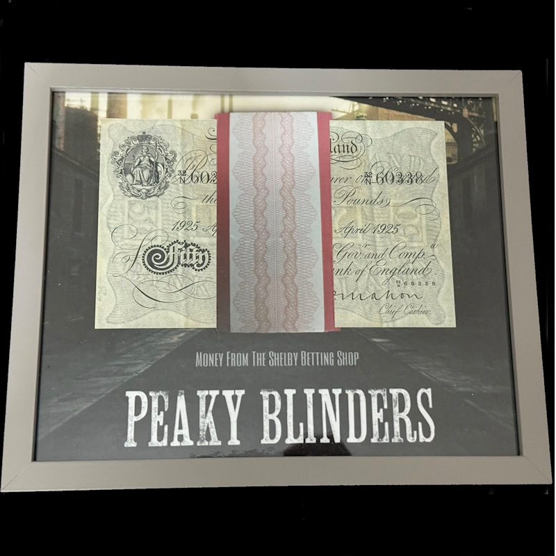 PEAKY BLINDERS SCREEN USED TV PROP BANKNOTE WITH COA - Image 2