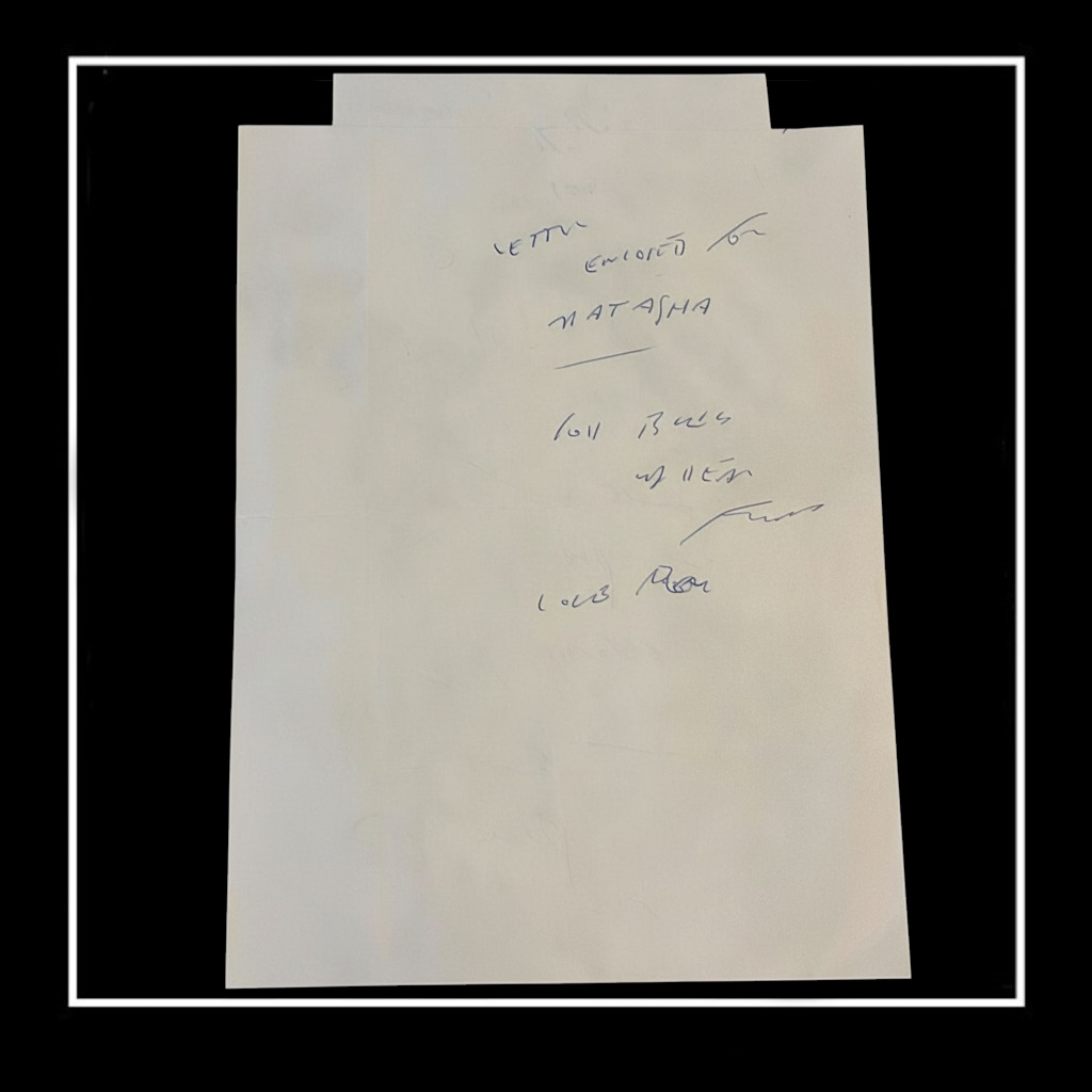 DOUBLE-SIDED RON KRAY LETTER PAGE + COA - Image 3