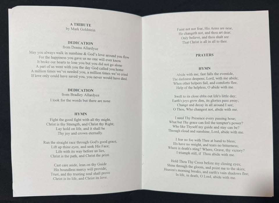 REG KRAY FUNERAL ORDER OF SERVICE (REPLICA) - Image 4