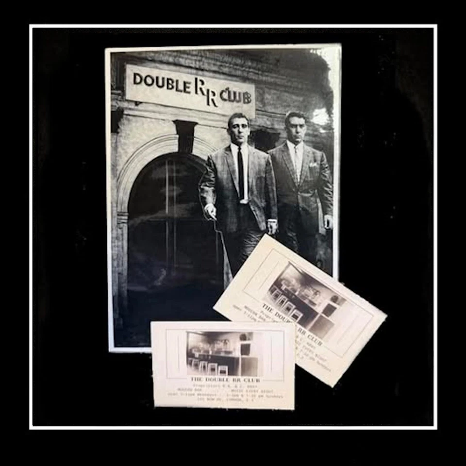 DOUBLE RR BUSINESS CARDS & A5 KRAY TWINS PHOTO - Image 2