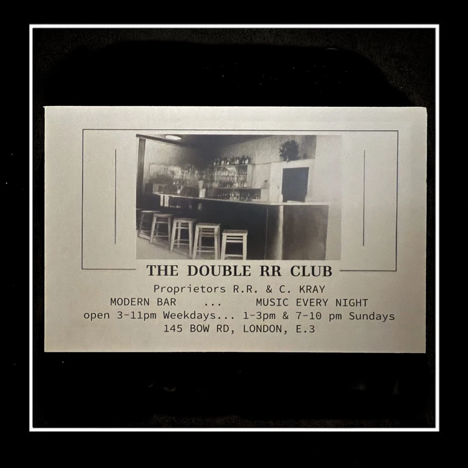 DOUBLE RR BUSINESS CARDS & A5 KRAY TWINS PHOTO - Image 4