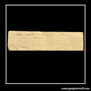 ORIGINAL CHARLIE KRAY ARMY DISCHARGE PAPERS