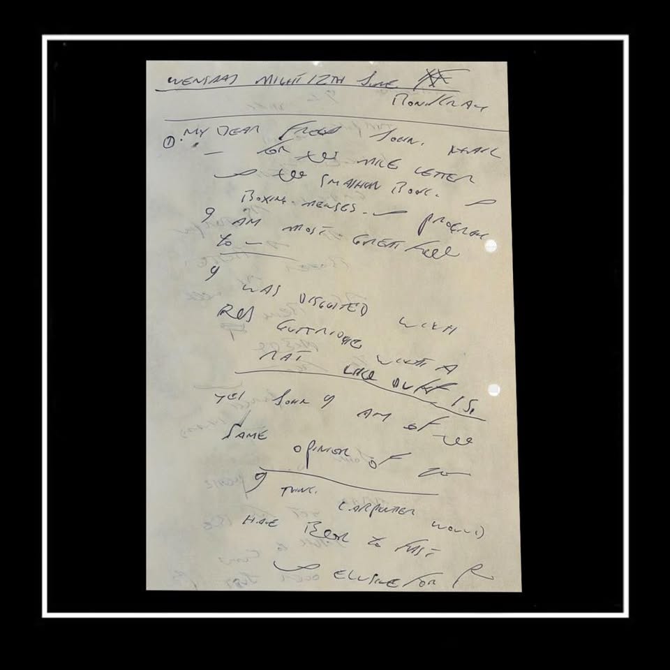 DOUBLE SIDED RON KRAY LETTER PAGE (JUNE 12TH 1994) + COA - Image 3