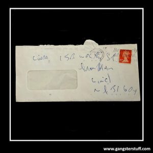 HAND WRITTEN REG KRAY ENVELOPE (D)